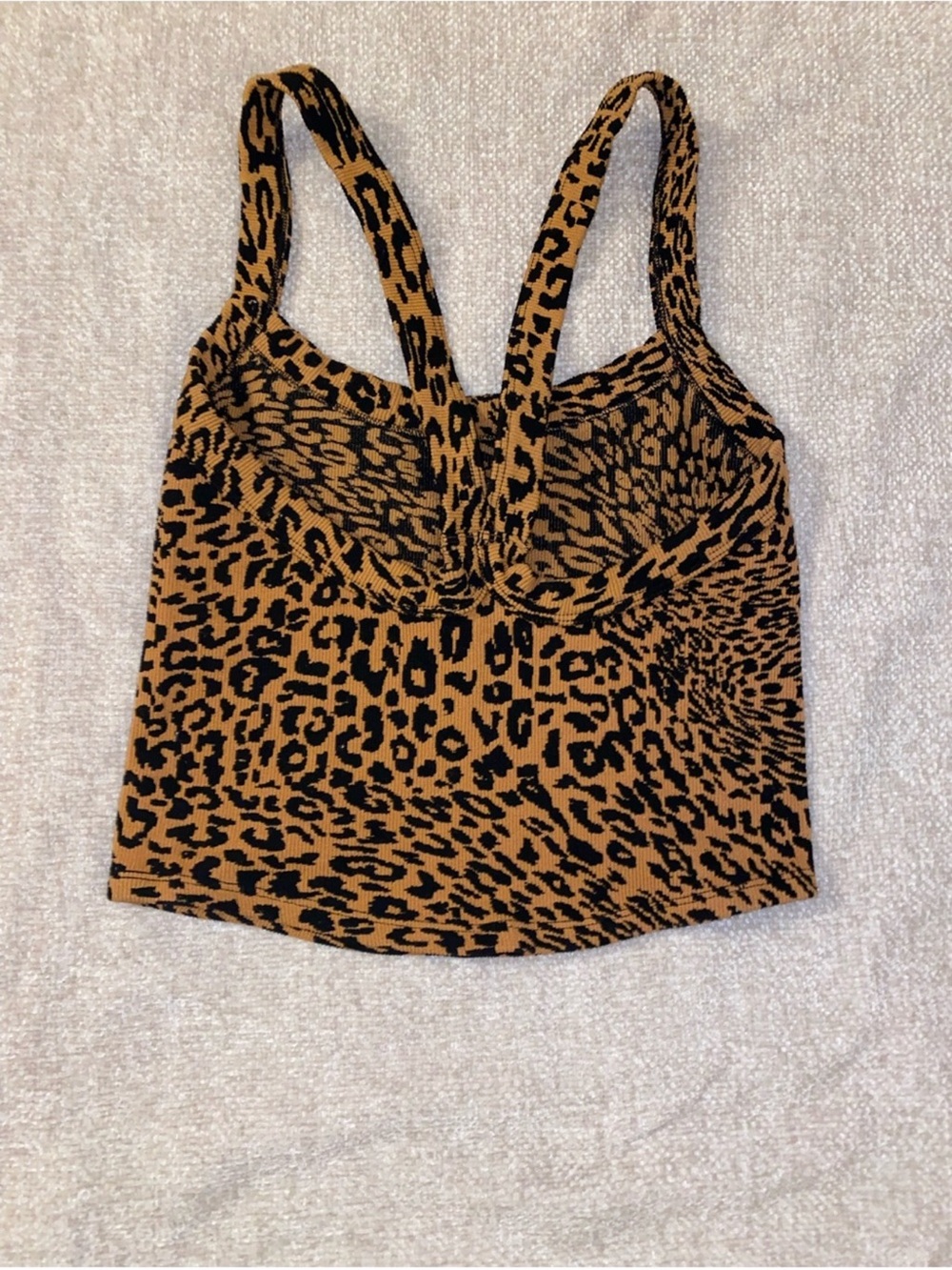 Free People all clear Leopard Print in toasted almond - Picture 3 of 10